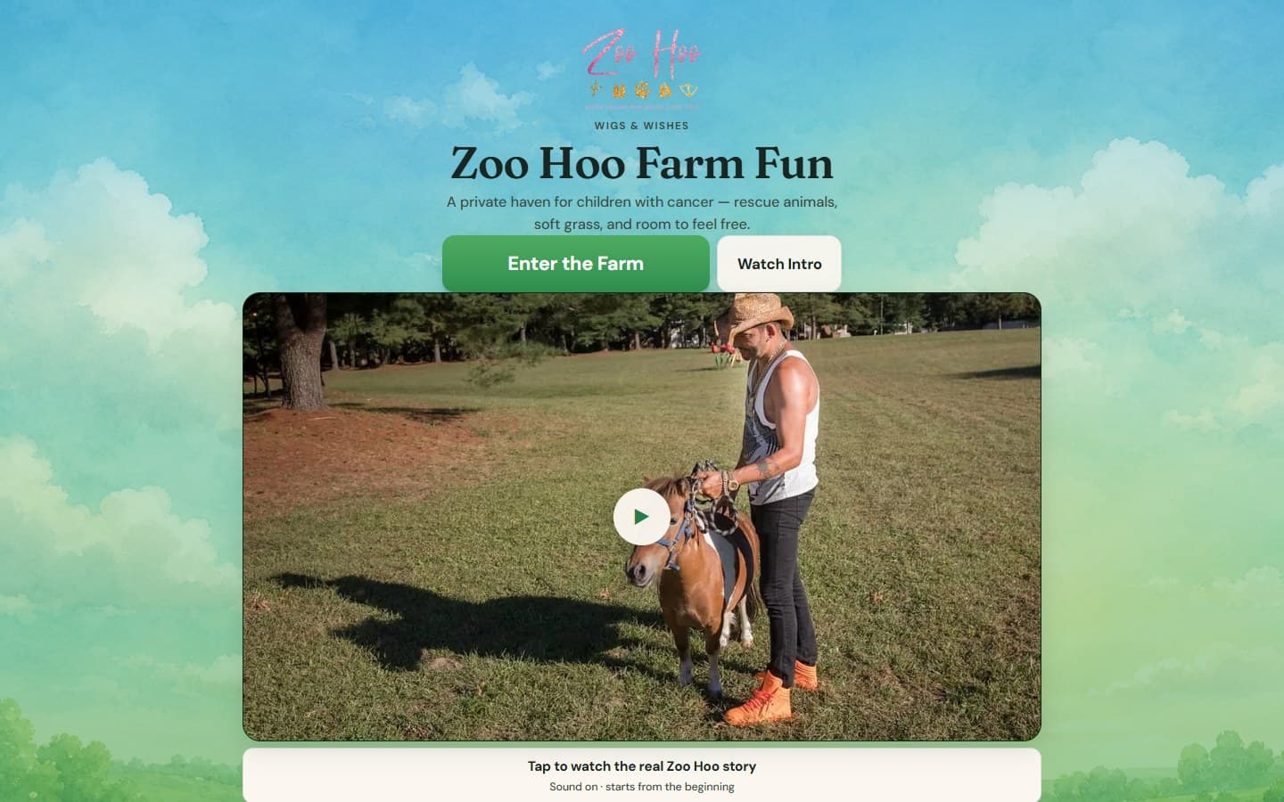 Zoo Hoo Farm Fun homepage
